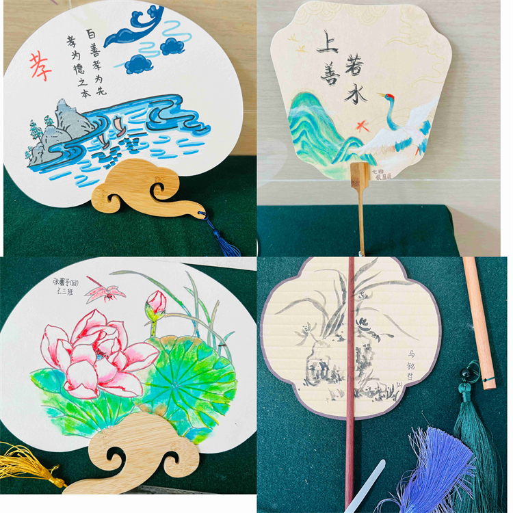 圖片8：傳承中華文化，展現(xiàn)優(yōu)良家風的扇面畫（二）.jpg