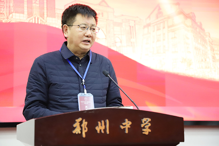 圖9：教職工大會黨委書記高正起講話.JPG
